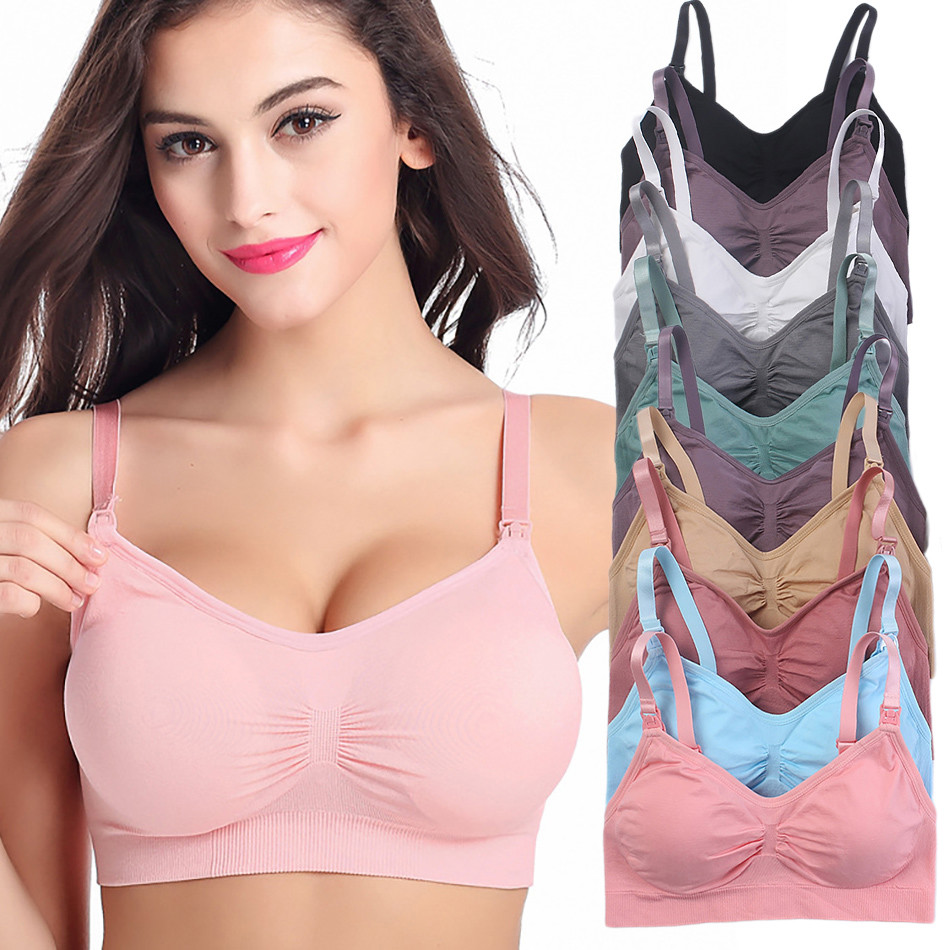 Nursing Bra Sleep - تنفس الأمومة الحوامل حمالات الصدر الراحة