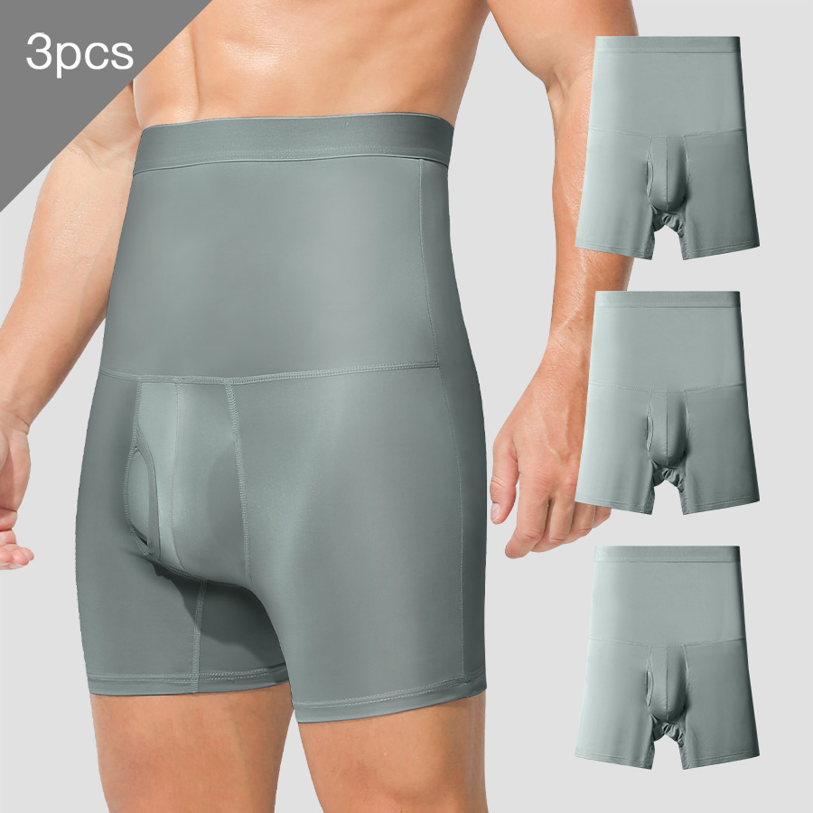 Corset Waist Cinch - 3 قطع ملابس داخلية رياضية للرجال:
