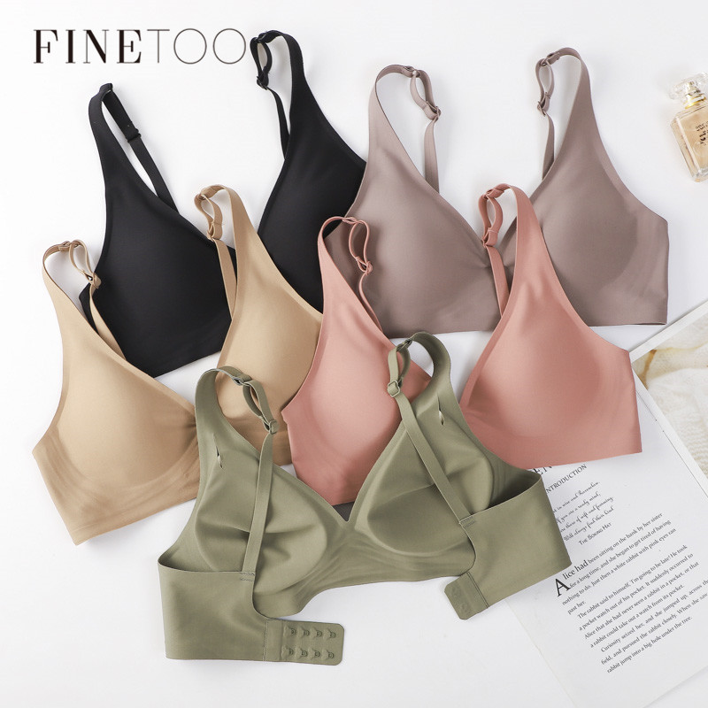 Bralette Wireless Soft - FINETOO لينة اللاسلكية الصدرية النساء العميق