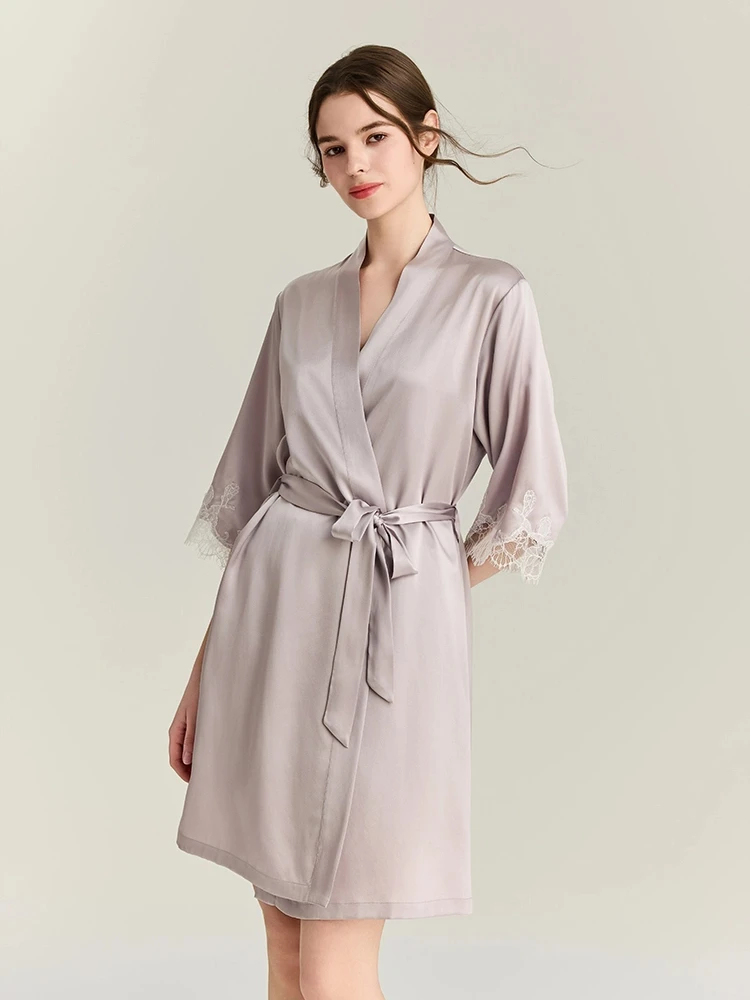 Robe Silk Women - 22 مللي متر 100% التوت حبل