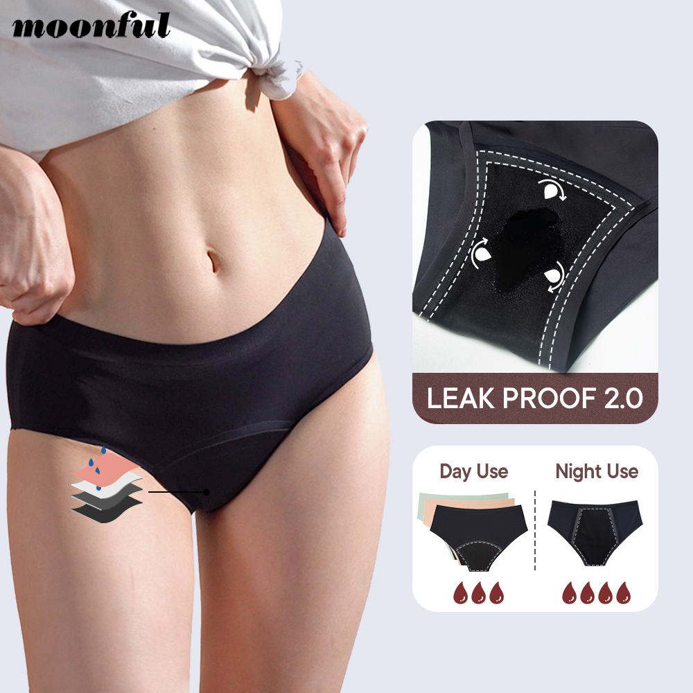 Seamless Underwear Women - سلس سراويل الحيض امرأة وفيرة تدفق