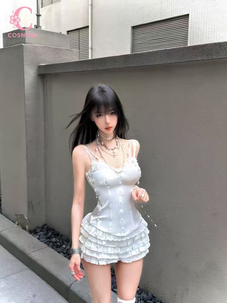 Cami Top Lace - طقم كورسيه دانتيل كوكيت من قطعتين