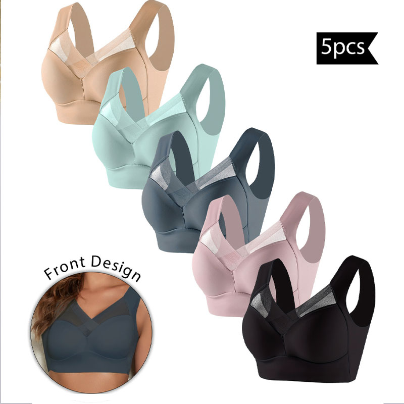 Bralette Wireless Soft - 5 قطعة حمالات الصدر الرياضية النسائية