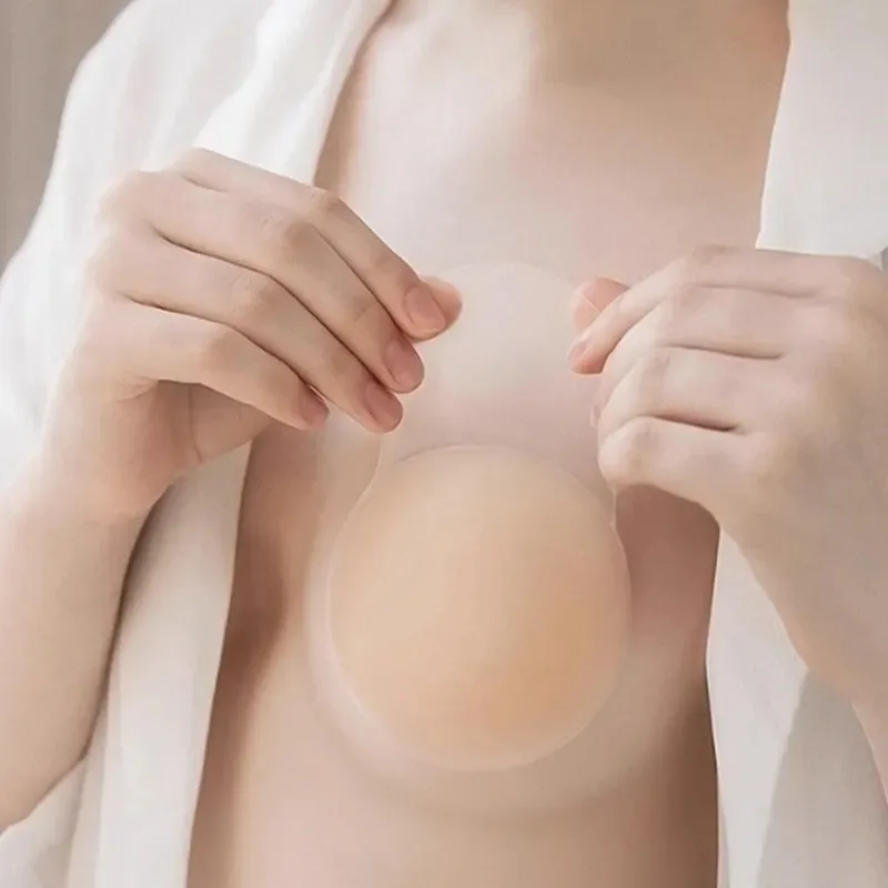 Silicone Bra Adhesive - زوج واحد من أغطية الحلمات السيليكونية