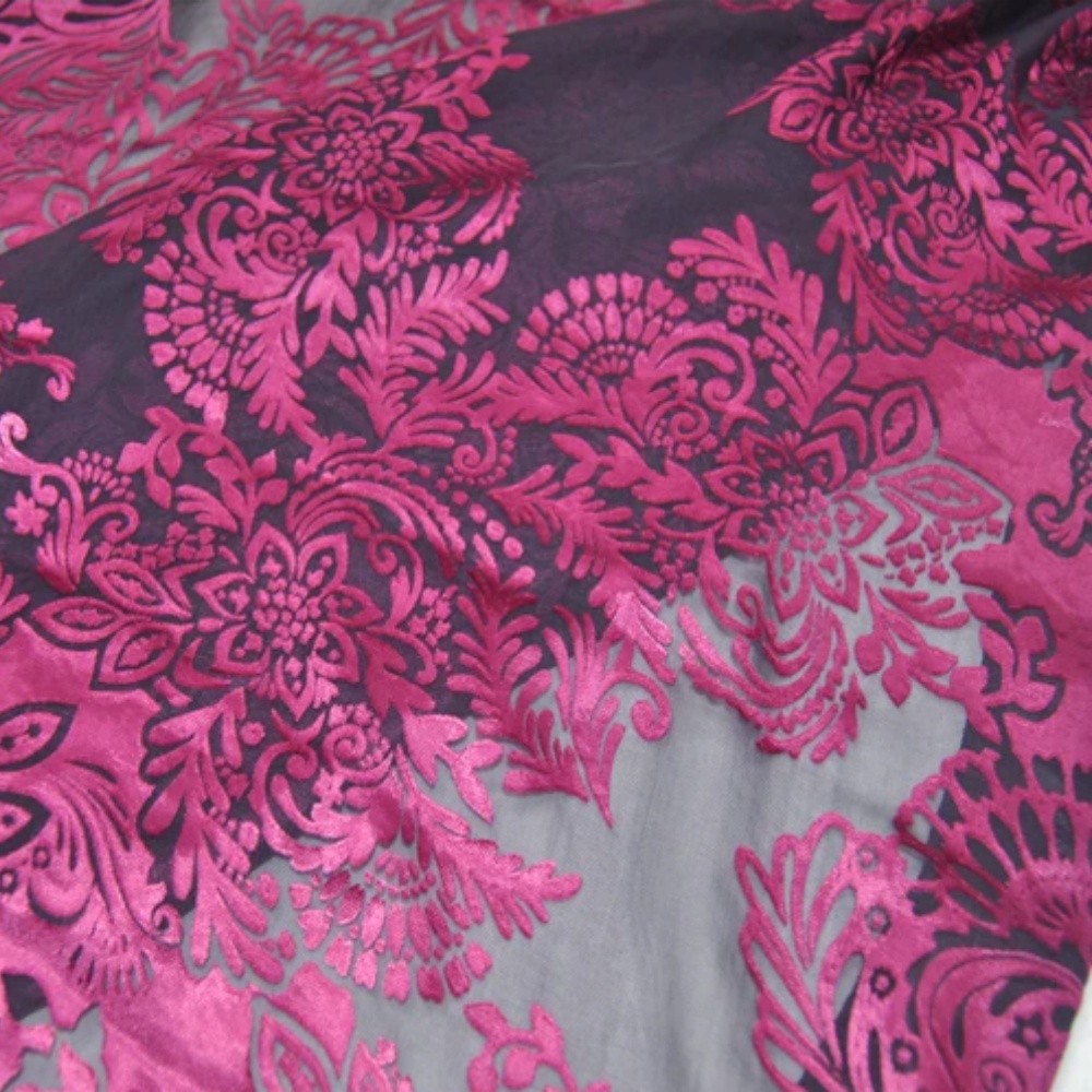 قماش حرير مطبوع بتصميم زهور ور - مراجعة Robe Silk Women وسعره