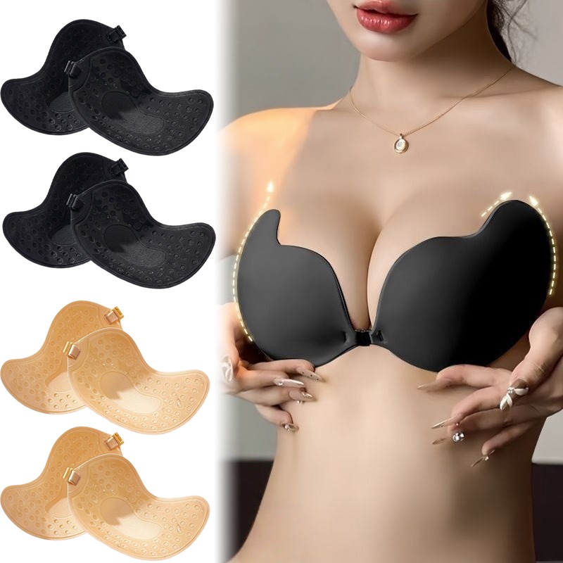 1/2 زوج حمالة صدر لاصقة غير مر - مراجعة Silicone Bra Adhesive وسعره