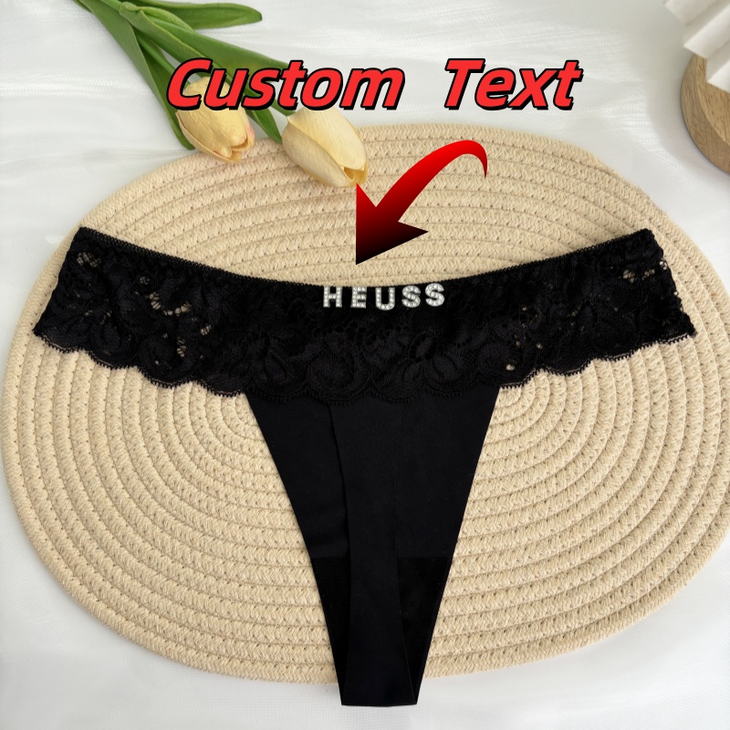 شخصية مخصصة ثونغ اسم كريستال ر - مراجعة Thong Bikini Women وسعره