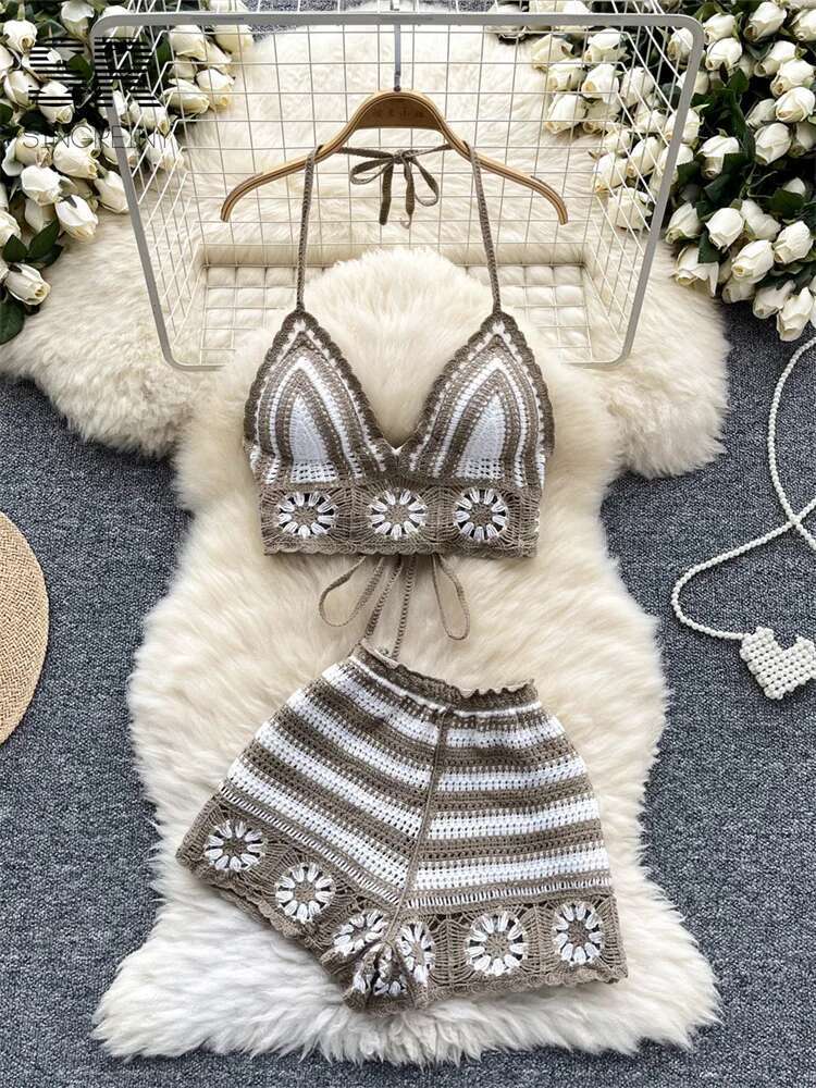 عطلة الشاطئ متماسكة 2 قطعة الد - مراجعة Cami Top Lace وسعره