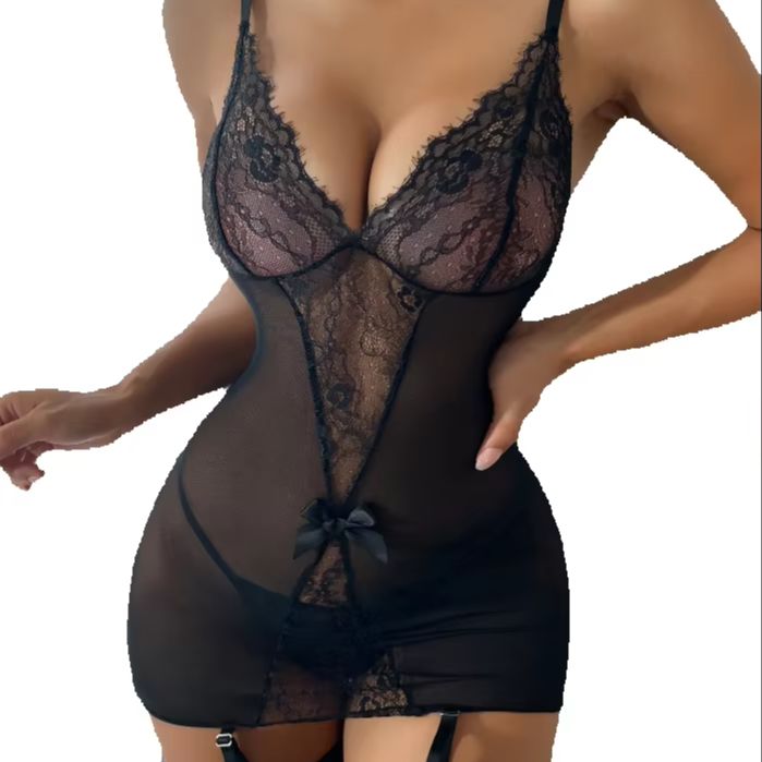 طقم لانجري نسائي مثير من الدان - مراجعة Garter Belt Set وسعره