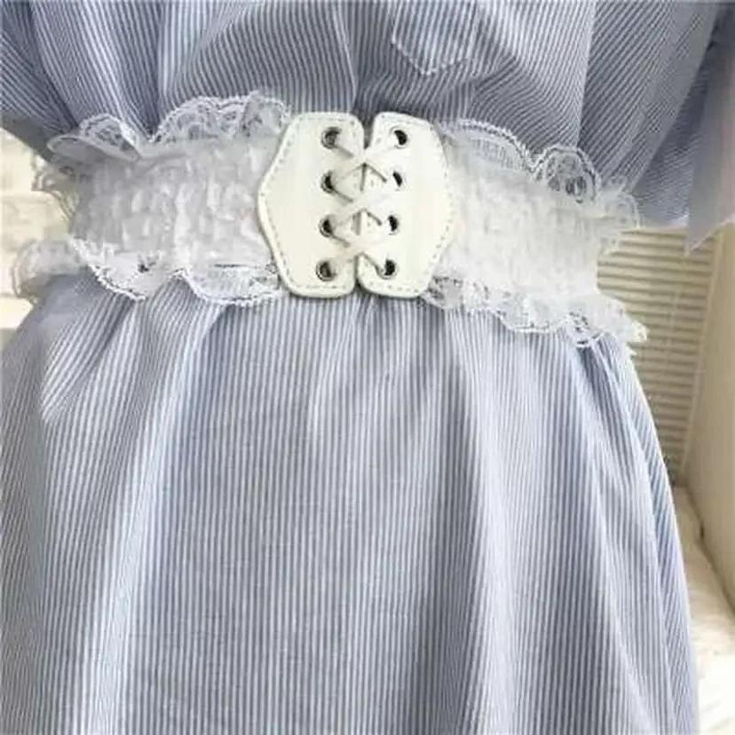 1 جهاز كمبيوتر شخصي الدانتيل ا - مراجعة Corset Waist Cinch وسعره