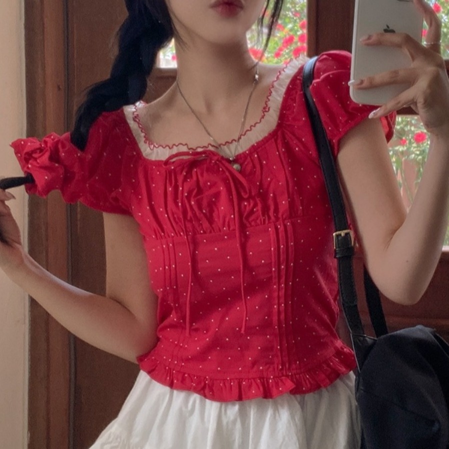 بلوزة نسائية صيفية أنيقة بأكما - مراجعة Corset Waist Cinch وسعره