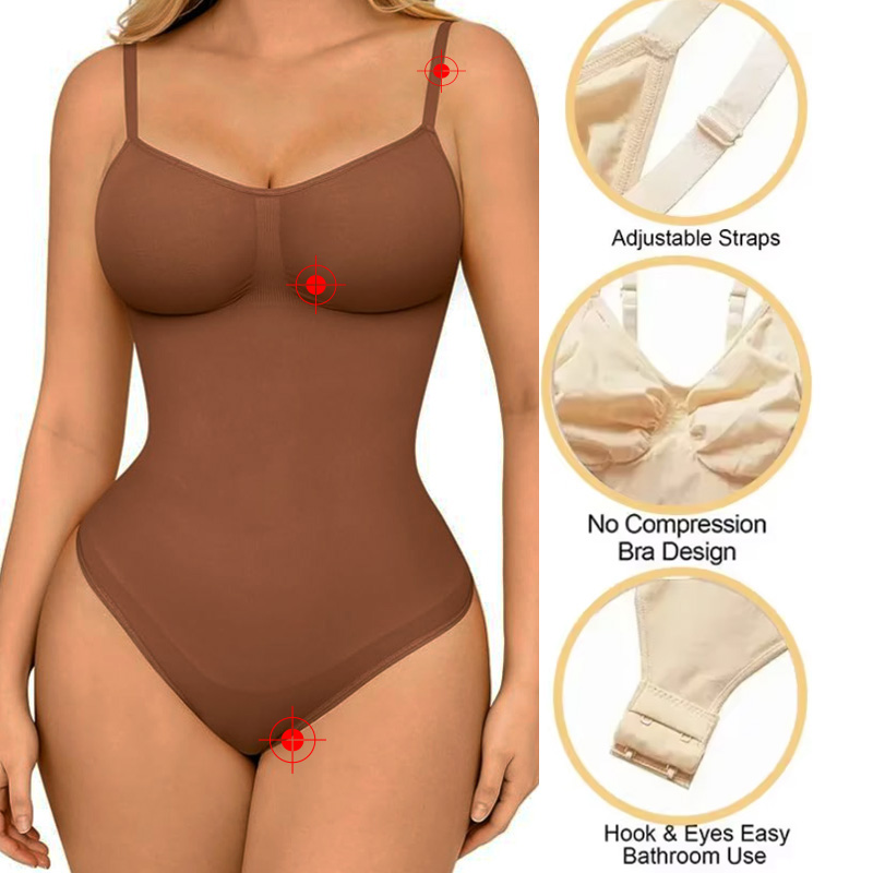 GUUDIA دنة ارتداءها ثونغ سلسلة - مراجعة Shapewear Bodysuit Firm وسعره