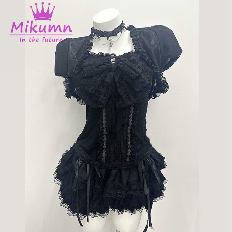 طقم ميكومن جوثيك لوليتا من 3 ق - مراجعة Cami Top Lace وسعره