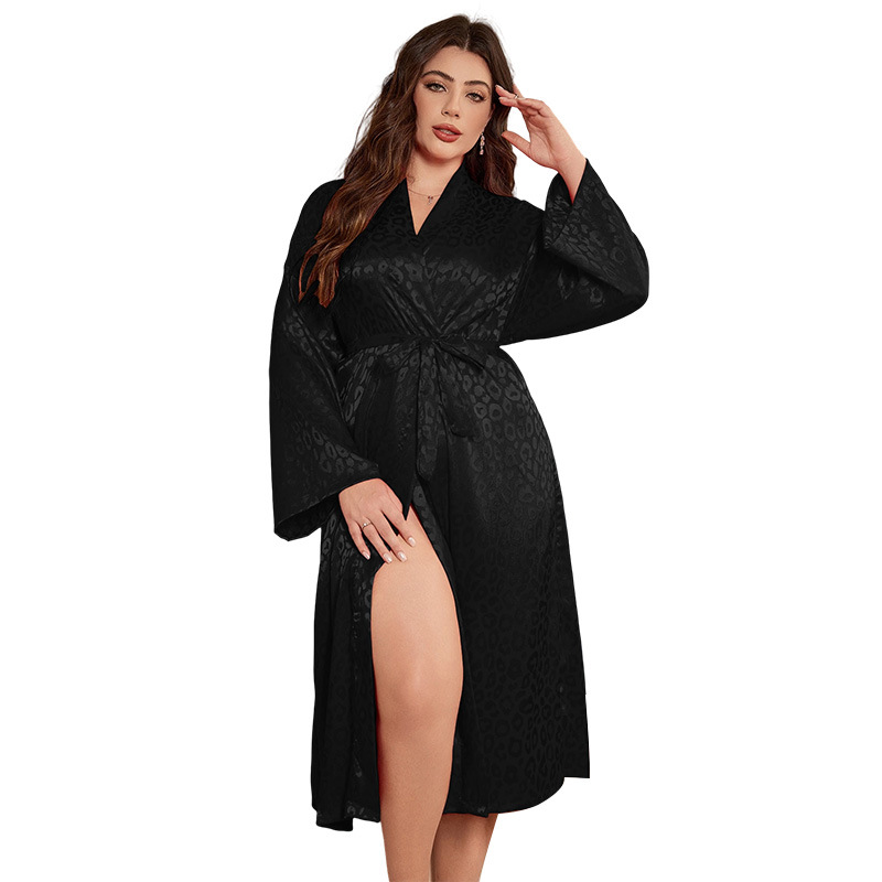 روب نوم نسائي مقاس كبير، ملابس - مراجعة Robe Silk Women وسعره