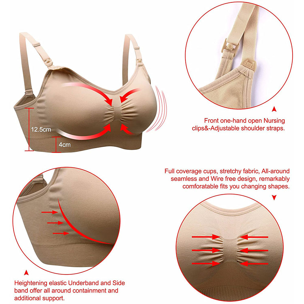 المرأة الأمومة حمالة صدر للرضا - مراجعة Nursing Bra Sleep وسعره