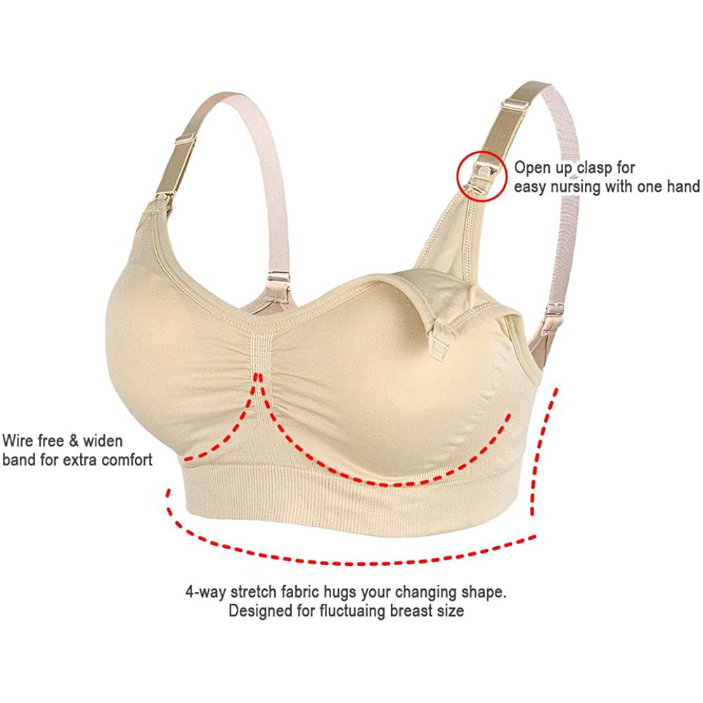المرأة الأمومة حمالة صدر للرضا - مراجعة Nursing Bra Sleep وسعره