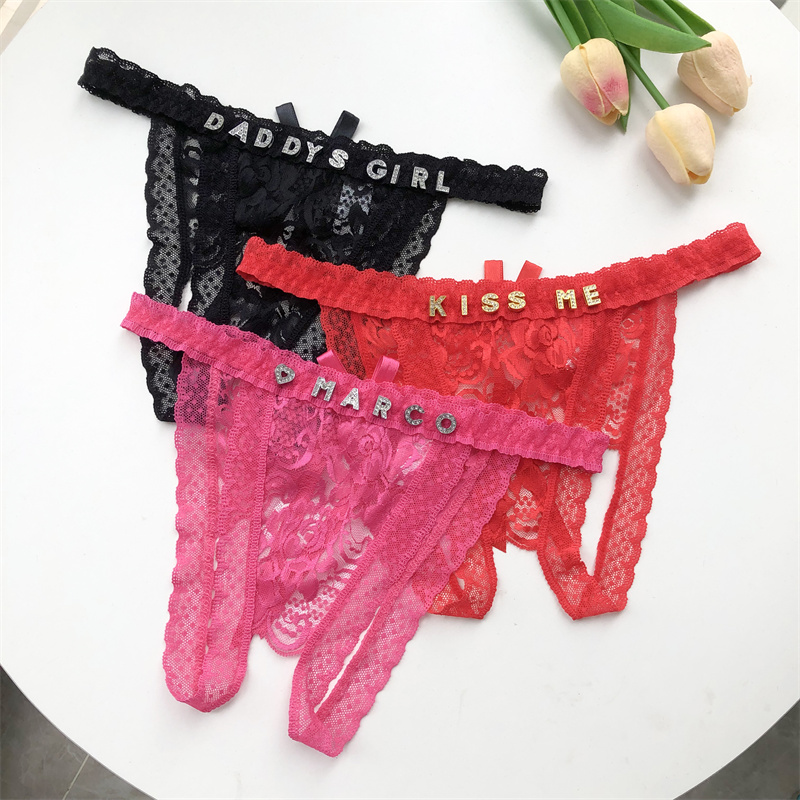 تخصيص g-سلسلة سراويل كريستال ر - مراجعة Thong Bikini Women وسعره