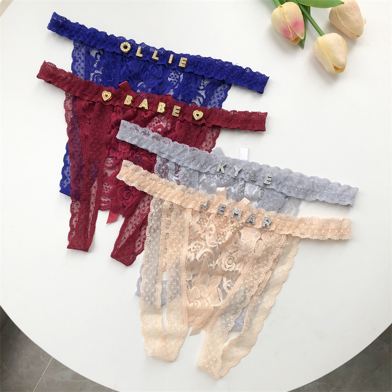تخصيص g-سلسلة سراويل كريستال ر - مراجعة Thong Bikini Women وسعره