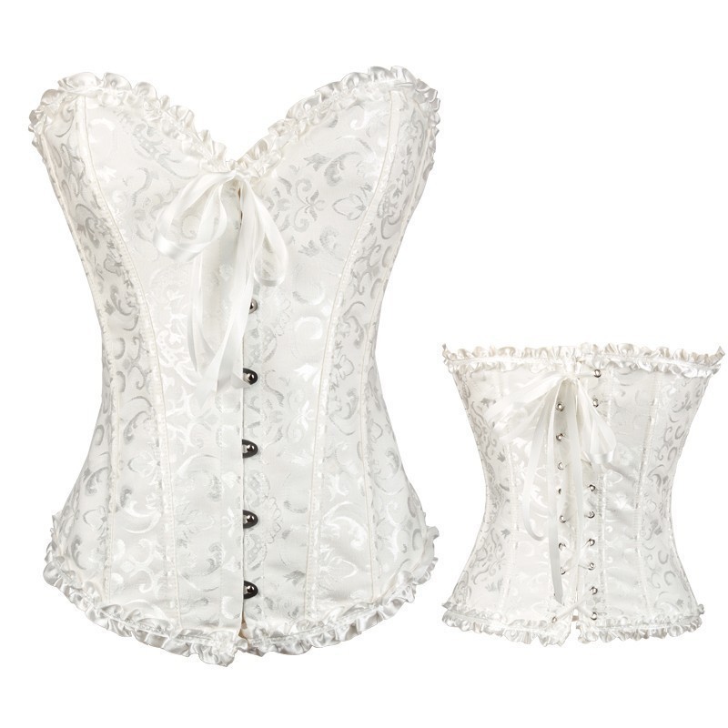 مشد جاكار ضيق ومثير بتصميم أني - مراجعة Corset Waist Cinch وسعره