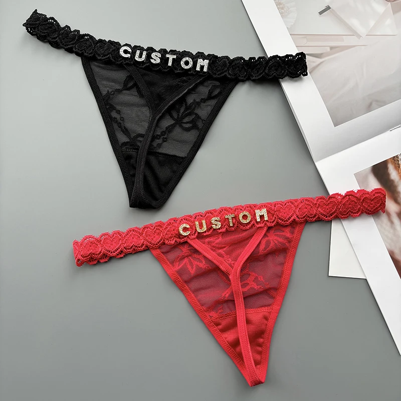 شخصية مخصصة ثونغ اسم كريستال ر - مراجعة Thong Bikini Women وسعره