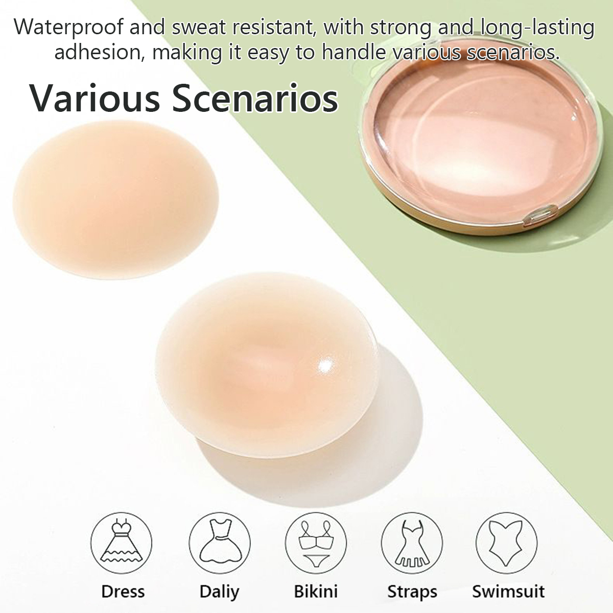 3 أزواج من أغطية الحلمات القاب - مراجعة Nipple Cover Pasties وسعره