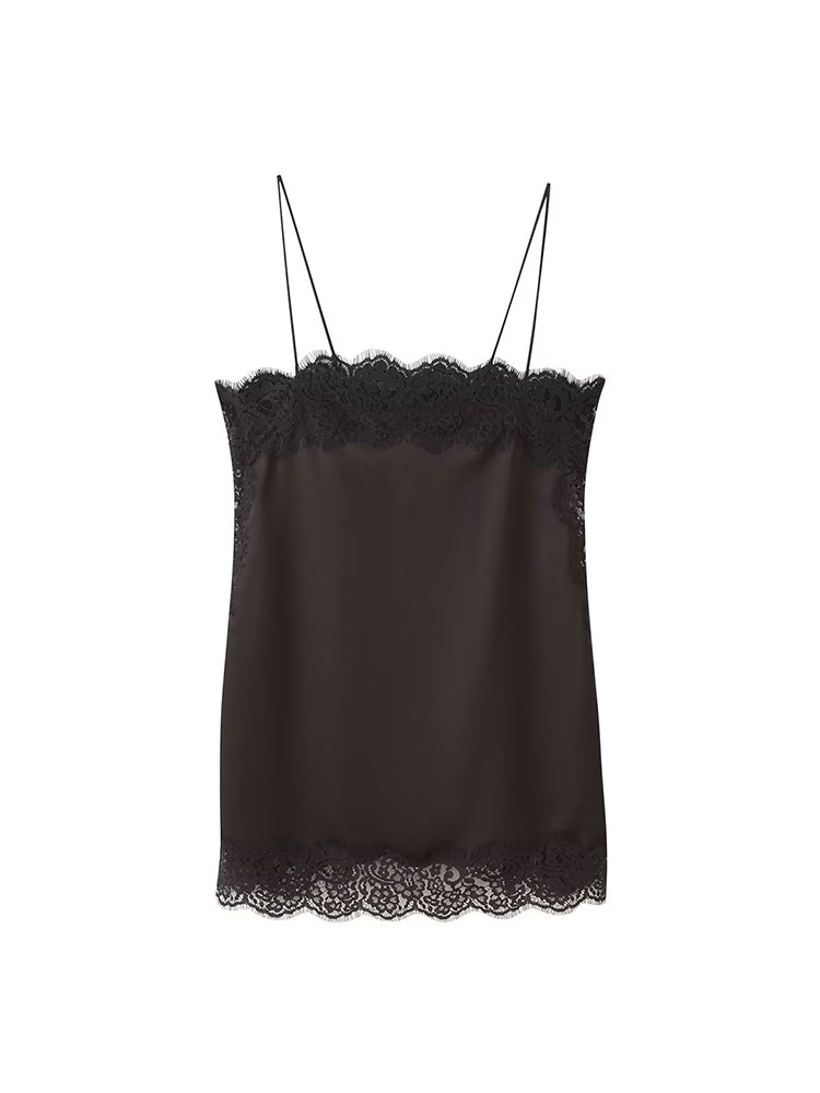 TFAFXY خمر المرأة عادية براون  - مراجعة Cami Top Lace وسعره
