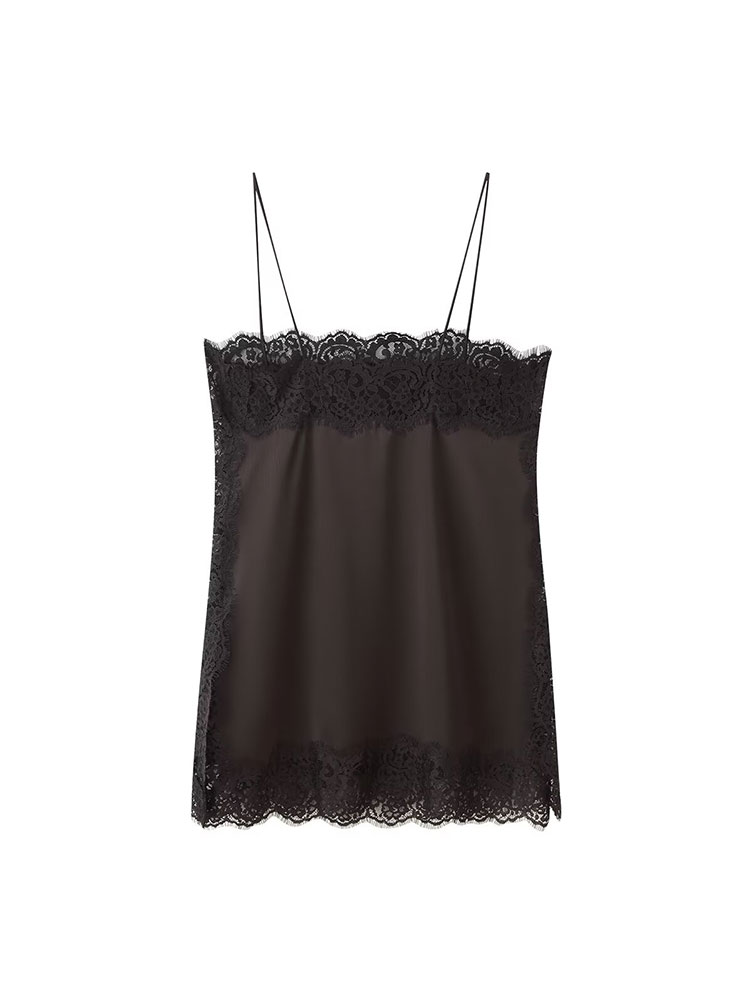 TFAFXY خمر المرأة عادية براون  - مراجعة Cami Top Lace وسعره