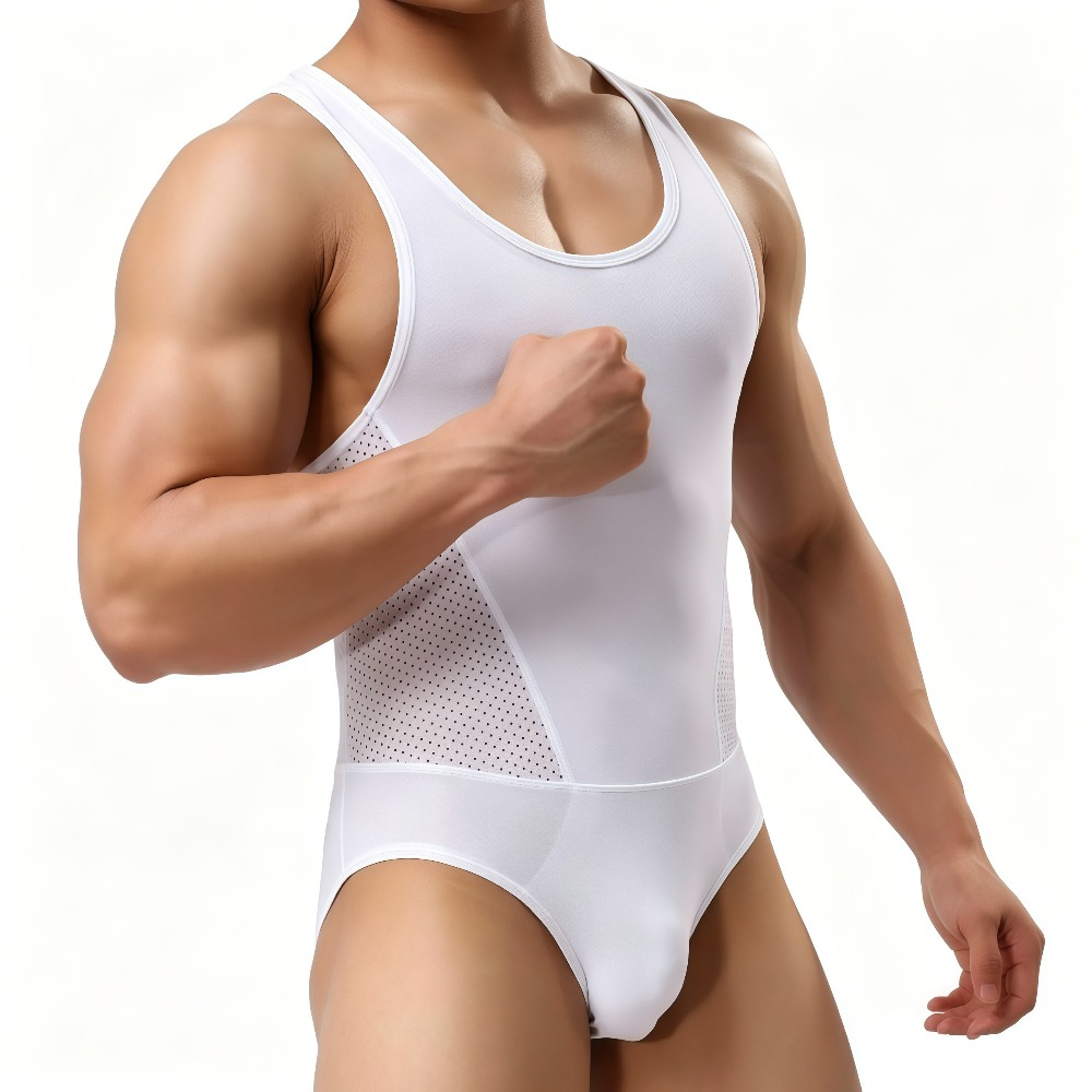 قطعة واحدة: بودي سوت رجالي عال - مراجعة Shapewear Bodysuit Firm وسعره