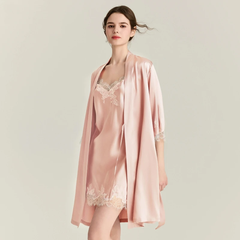 22 مللي متر 100% التوت حبل من  - مراجعة Robe Silk Women وسعره
