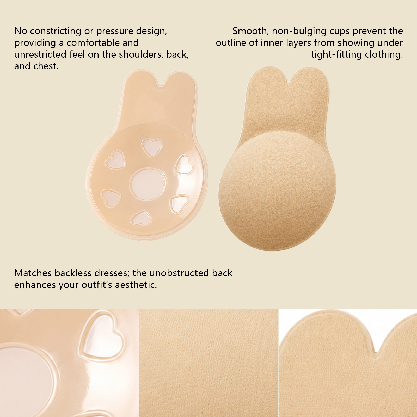 أغطية حلمات الثدي غير المرئية  - مراجعة Nipple Cover Pasties وسعره
