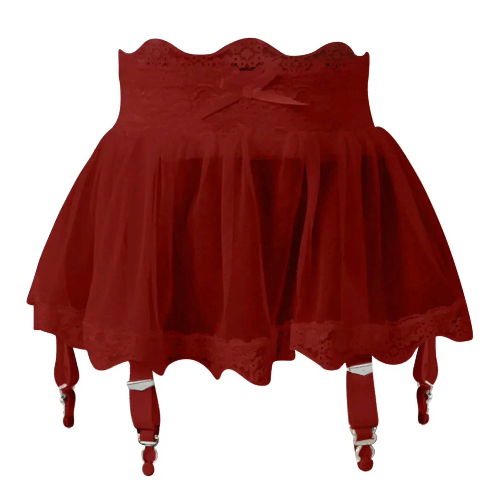 تنورة قصيرة نسائية مثيرة بخصر  - مراجعة Garter Belt Set وسعره