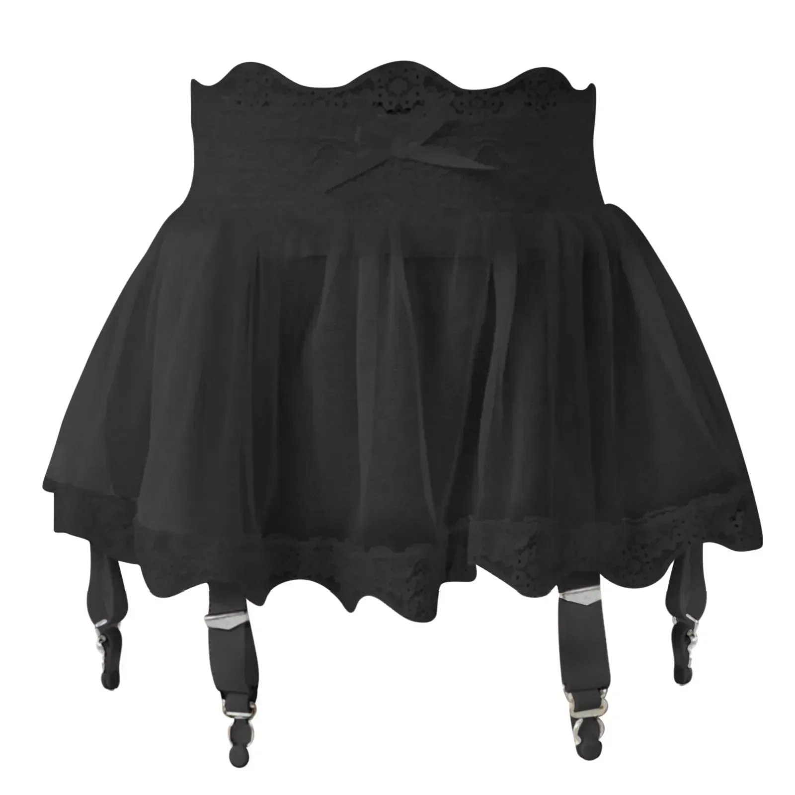 تنورة قصيرة نسائية مثيرة بخصر  - مراجعة Garter Belt Set وسعره
