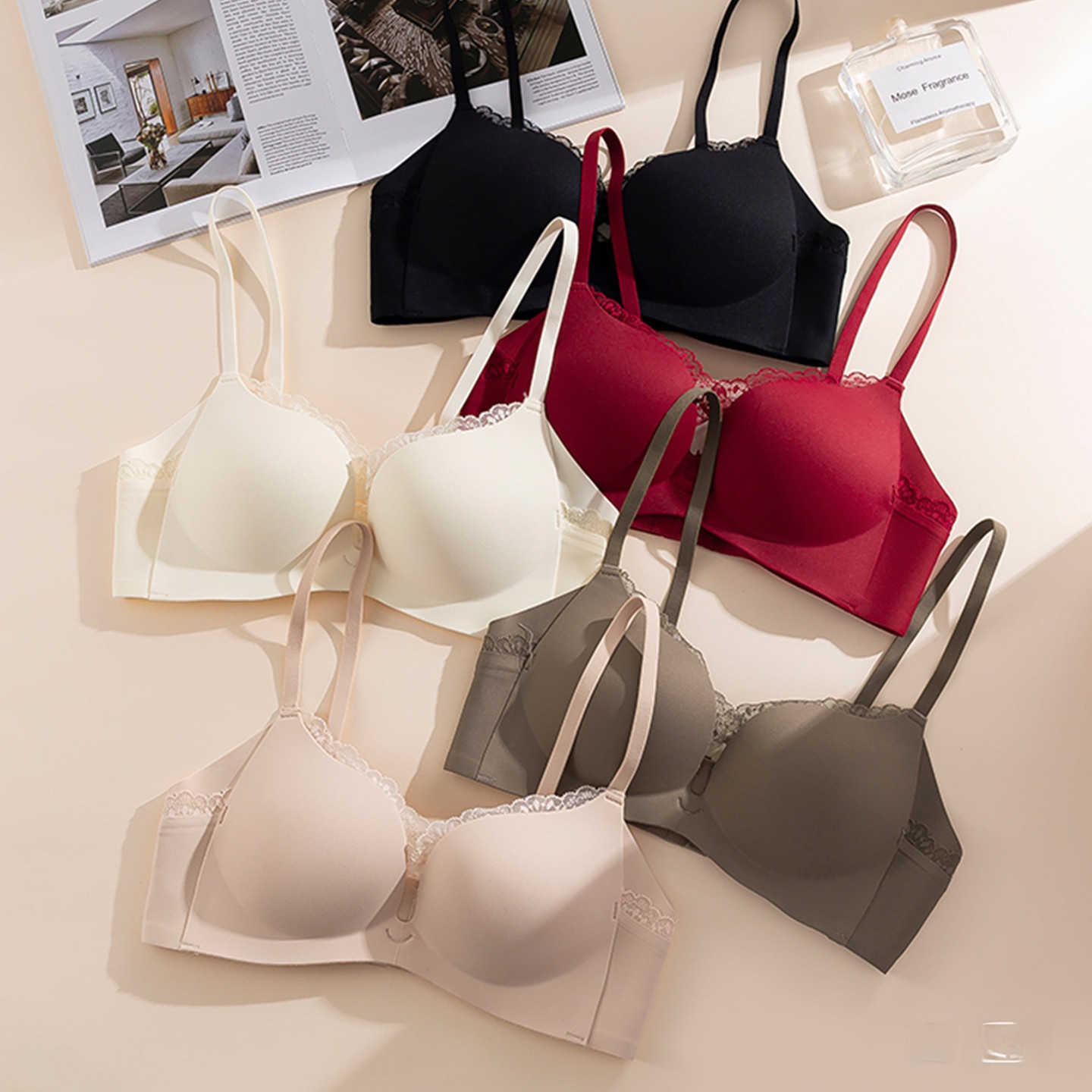 طقم حمالة صدر نسائية من الدانت - مراجعة Seamless Underwear Women وسعره