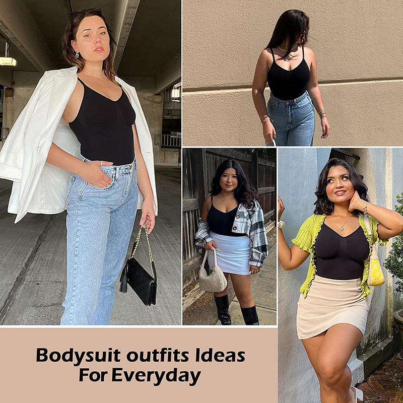 XS 3XL سلس بدلة للجسم ملابس دا - مراجعة Shapewear Bodysuit Firm وسعره