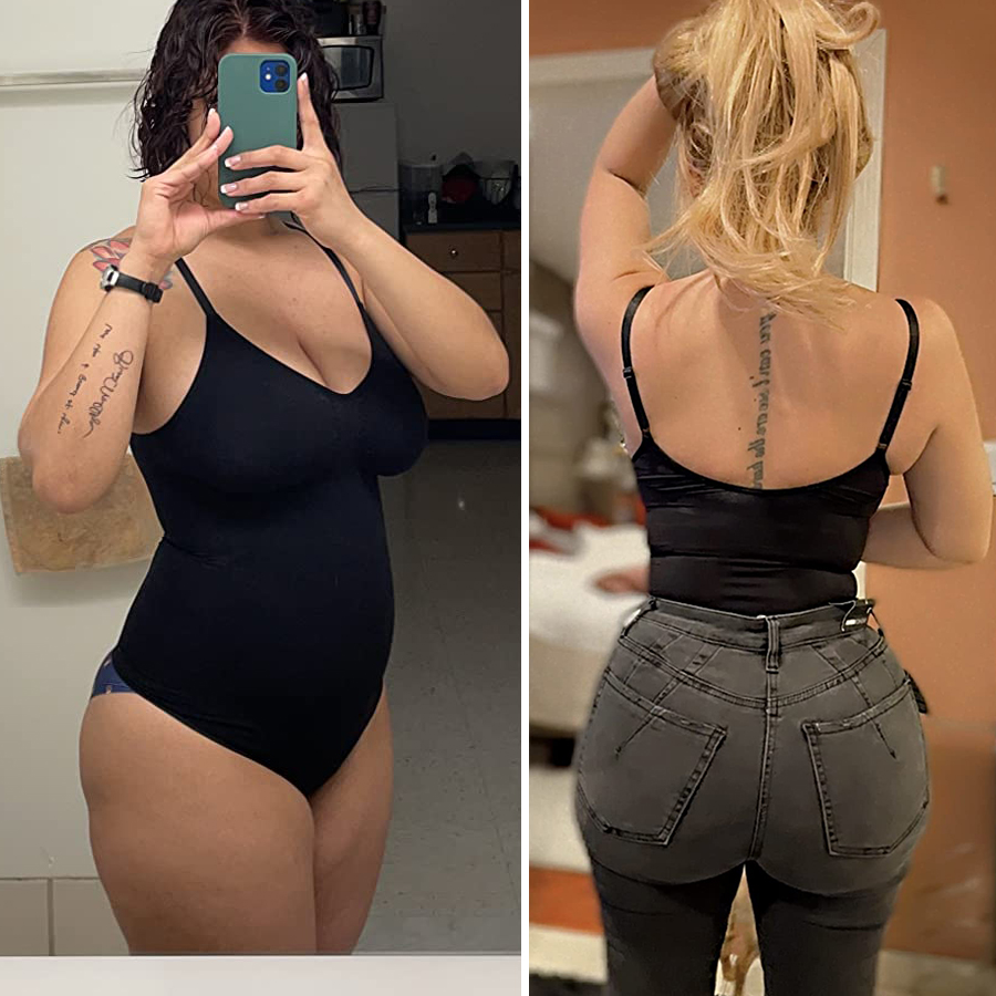 XS 3XL سلس بدلة للجسم ملابس دا - مراجعة Shapewear Bodysuit Firm وسعره