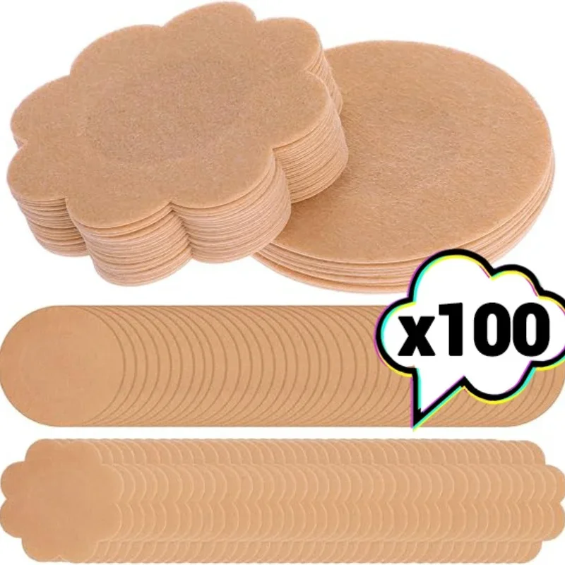 10/100 قطعة غطاء الحلمة النسائ - مراجعة Silicone Bra Adhesive وسعره