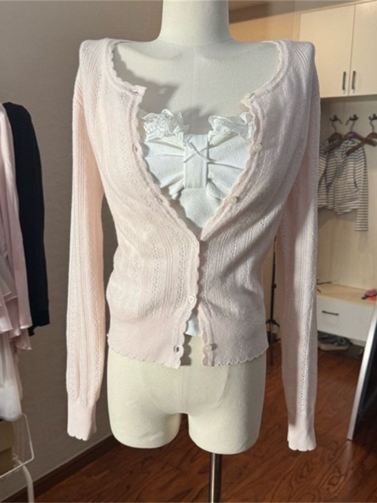 طقم نسائي كوري أنيق من 3 قطع:  - مراجعة Cami Top Lace وسعره
