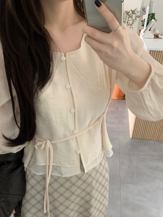قميص نسائي أنيق لربيع 2026 بأك - مراجعة Corset Waist Cinch وسعره