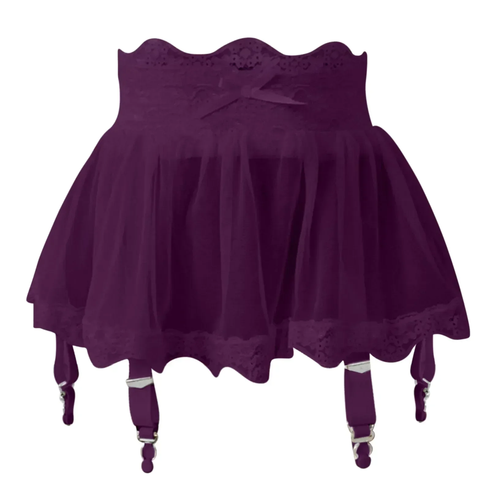 تنورة قصيرة نسائية مثيرة بخصر  - مراجعة Garter Belt Set وسعره