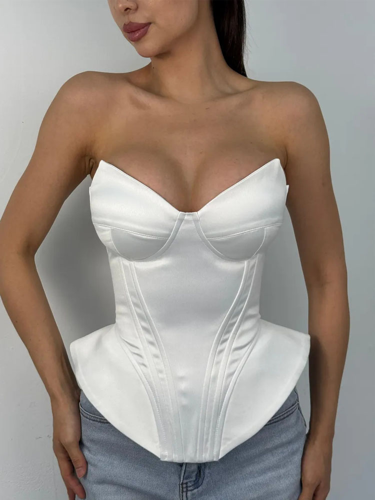 توب كورسيه نسائي مثير بدون حما - مراجعة Corset Waist Cinch وسعره