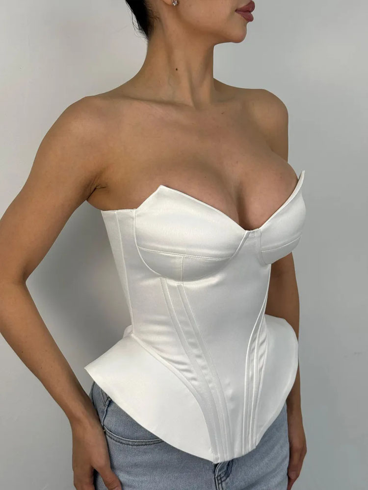 توب كورسيه نسائي مثير بدون حما - مراجعة Corset Waist Cinch وسعره