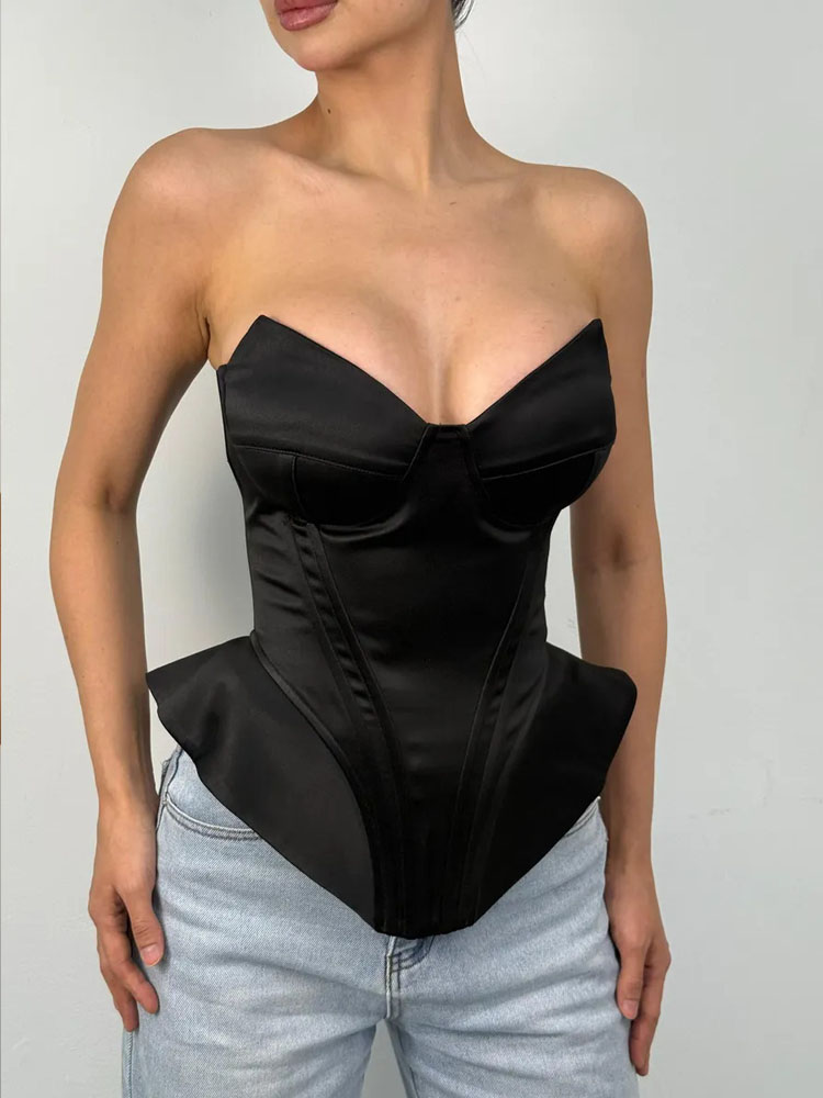توب كورسيه نسائي مثير بدون حما - مراجعة Corset Waist Cinch وسعره